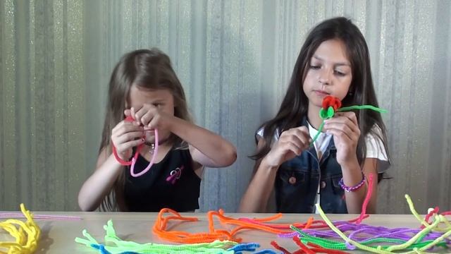 Плюшевые палочки Синельная проволока Поделки DIY | PrinCess Ka смотреть онлайн