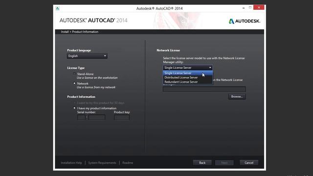 Choosing a License Server for AutoCAD 2014 смотреть онлайн