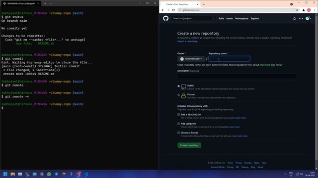 Pushing your first Git repo to Github смотреть онлайн