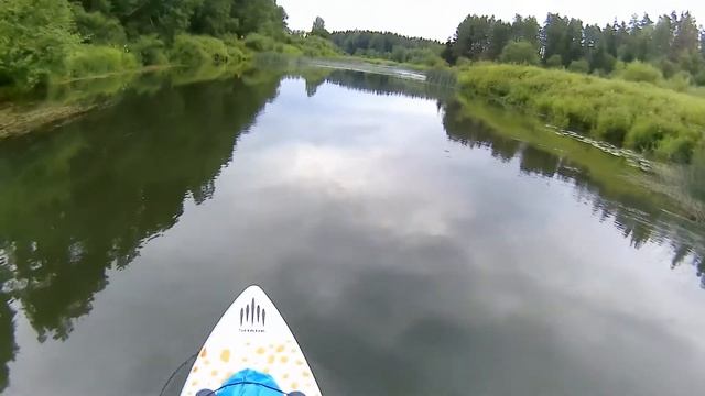 SUP, р. Тьма, Тверь. сплав 17 км смотреть онлайн