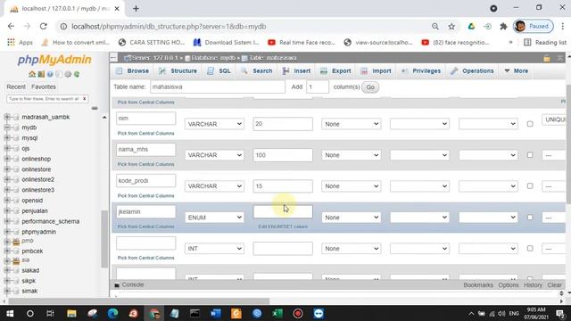 Penggunaan data enum dan set pada database MySQL смотреть онлайн