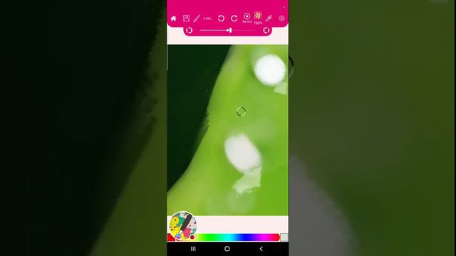 Draw water droplets on a green leaf on your mobile - live tutorial! смотреть онлайн