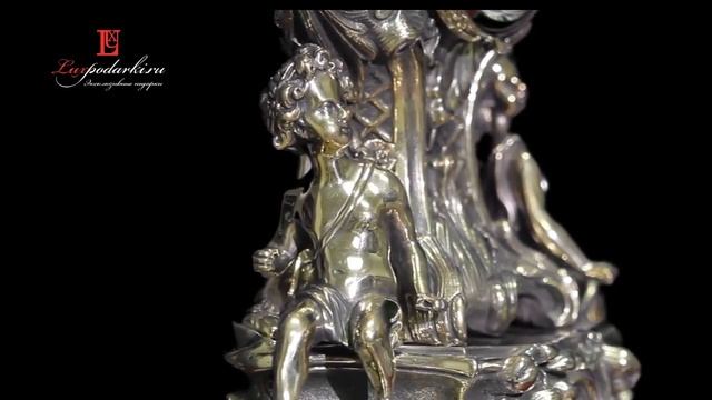 Каминные часы "Барокко", дорогой подарок от LuxPodarki.ru смотреть онлайн