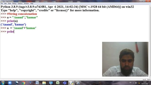 string concatenation in python I python in tamil смотреть онлайн