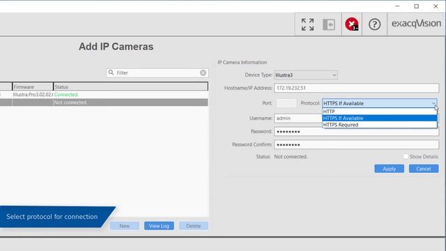Exacq Add IP Cameras - Manual смотреть онлайн