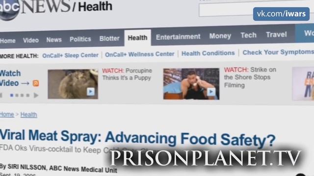 Алекс Джонс- Еда как оружие депопуляции - Еда в Америке смотреть онлайн