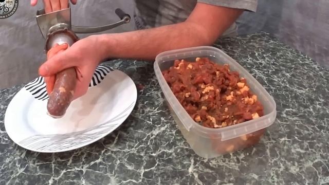 Сыровяленая "Разбойничья" колбаса, из баранины смотреть онлайн
