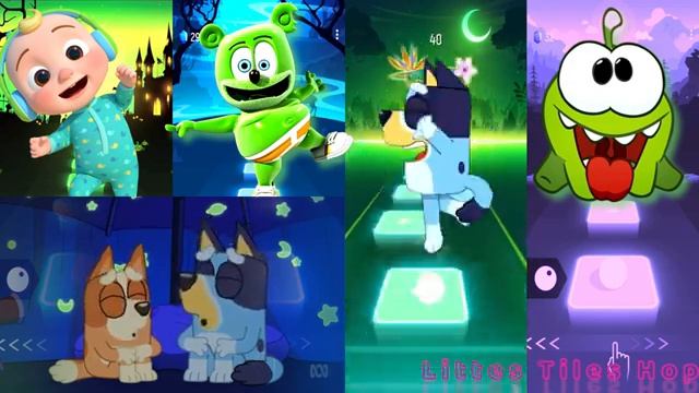 Cocomelon ? Gummy Bear ? Bluey Bingo ? Om Nom. ? Who Is Best? смотреть онлайн