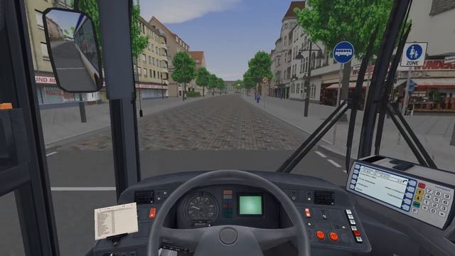 OMSI 2. Rheinhasuen v4.5, Line 30, Mercedes-Benz O405 GN2. Part 1 смотреть онлайн