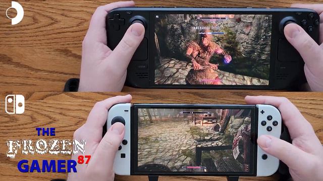 Steam Deck OLED vs Nintendo Switch OLED - The Elder Scrolls V: Skyrim (Deluxe Edition) смотреть онлайн