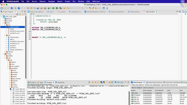 LVGL on STM32 - PART 7 __ Boot Application from Ext Flash __ H750 смотреть онлайн
