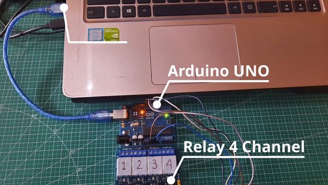 Control Relay with Finger Gesture: OpenCV and Arduino смотреть онлайн