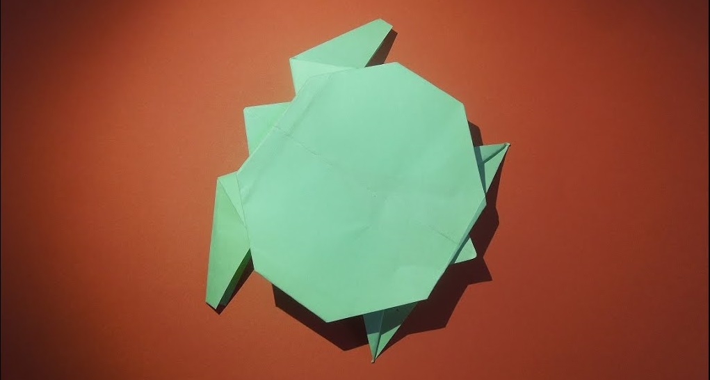 Как сделать черепаху из бумаги. Оригами черепаха.mp4 смотреть онлайн