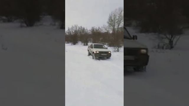 Тайота хайлюкс 1997 по снегу Off Road Toyota Hilux 1997 зимняя рыбалка