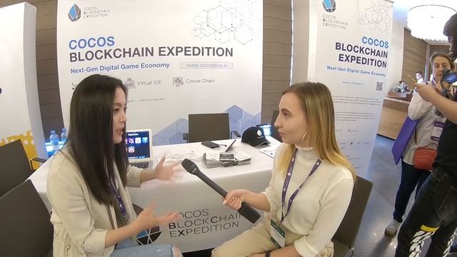 Caterina Zhang. Cocos BCX. Интверью. Crypto games conference 2019. Минск. Беларусь. смотреть онлайн