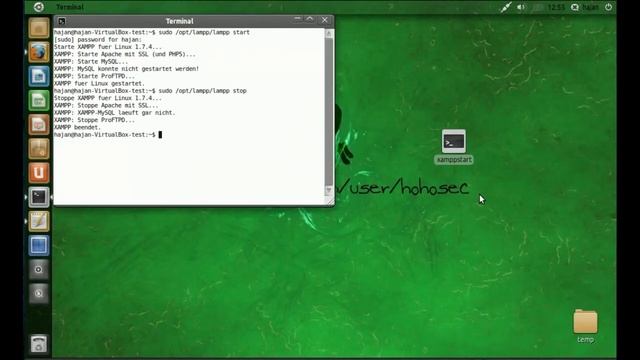 Ubuntu bash datei zum starten von xampp anlegen смотреть онлайн