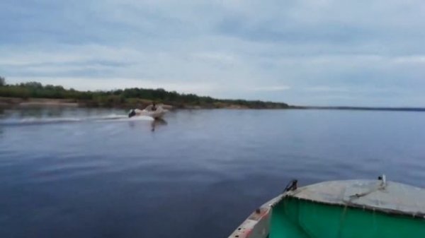 Казанка 5м4. Мотор Tohatsu 50