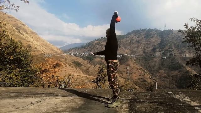 Kettlebell workout circuit. Круговая тренировка с гирей. смотреть онлайн