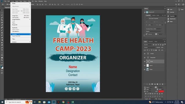Variable data, text and images Excel to Adobe Photoshop | Mail Merge | Nabin Shrestha смотреть онлайн