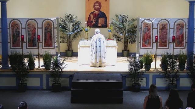 Sunday of the Holy Fathers of the 4th Ecumenical Council - Orthros and Divine Liturgy смотреть онлайн