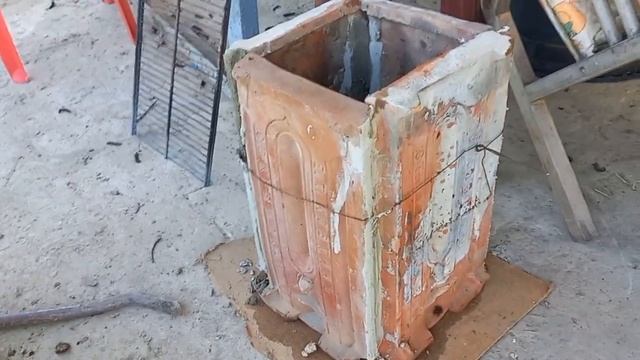 Наша дача. Поделка из черепицы и  немного о другом))