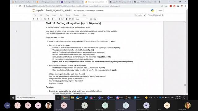 4. Overfitting and regularization смотреть онлайн