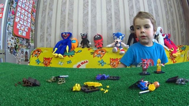 5 Ночей с Фредди Лего Аниматроники Минифигурки /5 Nights at Freddy's Lego minifigures animatronics смотреть онлайн