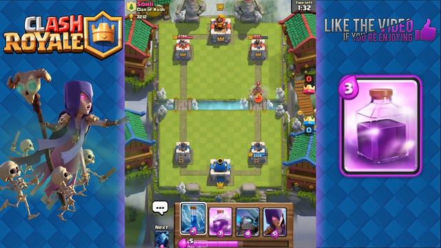Clash Royale - Crazy Rage Deck and Strategy with Witch + Mini Pekka for Arena 5, 6, 7, 8 смотреть онлайн