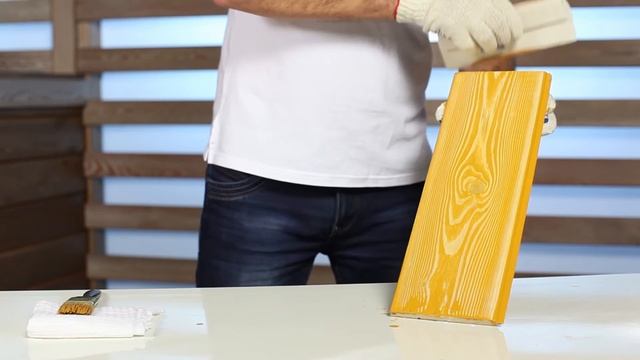 Цвет Сахара - покраска брашированного дерева в два слоя - Эксклюзиввуд.рф смотреть онлайн