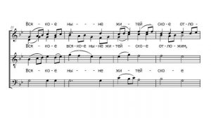 Херувимская песнь. Богомолов под ред.Конева. Весь хор