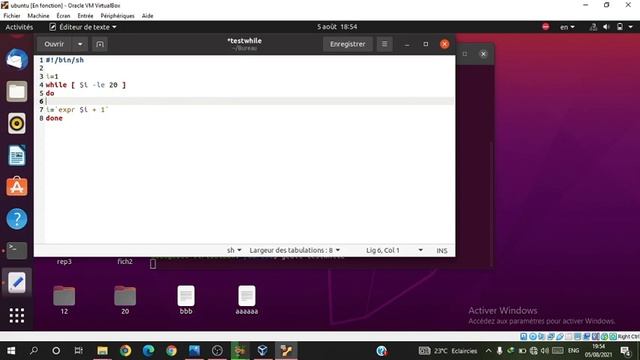 12 - Script Shell Sh Darija : la boucle While 1 смотреть онлайн
