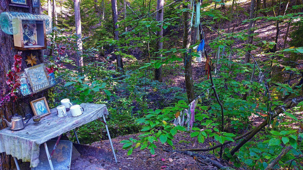 Бездонная яма в Рязанской области! Страшное место в лесу! смотреть онлайн