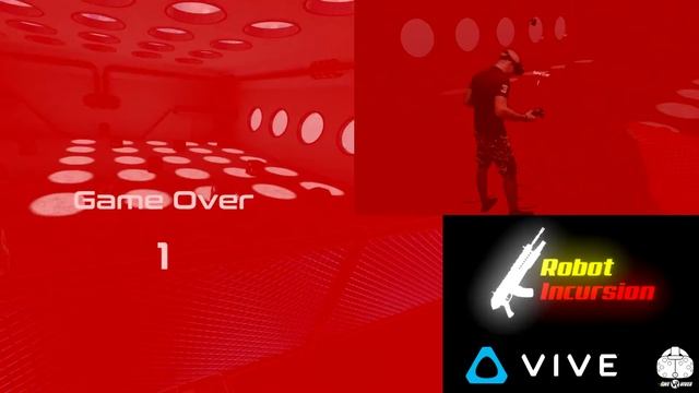 MIXED REALITY FPS: Robot Incursion VR Gameplay on the HTC Vive. Surprisingly immersive VR shooter! смотреть онлайн