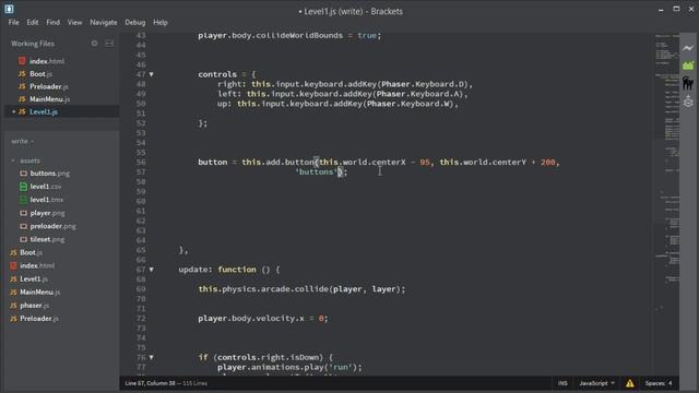 Advanced Phaser Tutorial - 5# - UI смотреть онлайн