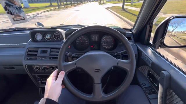 1995 Mitsubishi Pajero Driving Video￼ смотреть онлайн