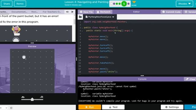 AP CS A - Code.org: Unit 1: Lesson 4 #5 (2022) смотреть онлайн