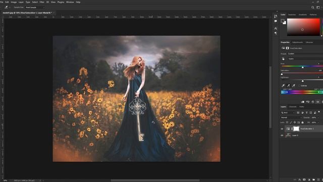 HOW TO GIVE SELECTIVE COLOR SPLASH EFFECT TO IMAGE, USING PHOTOSHOP смотреть онлайн