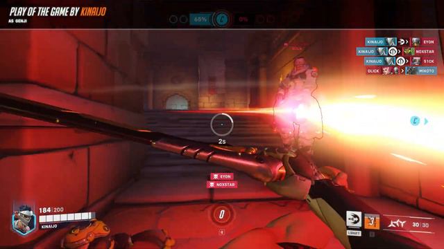 POTG Overwatch 2 ! Genji deflects Zarya's ult and make -4 смотреть онлайн