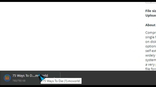 Way to die in minecraft Map (Java edition , Bedrock edition , pocket edition) смотреть онлайн