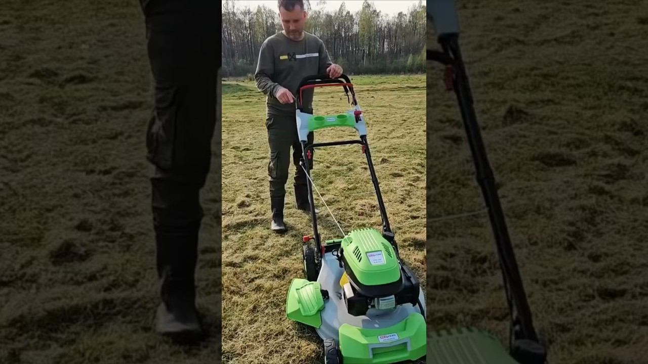 Самоходная газонокосилка для больших участков #tools #redverg смотреть онлайн