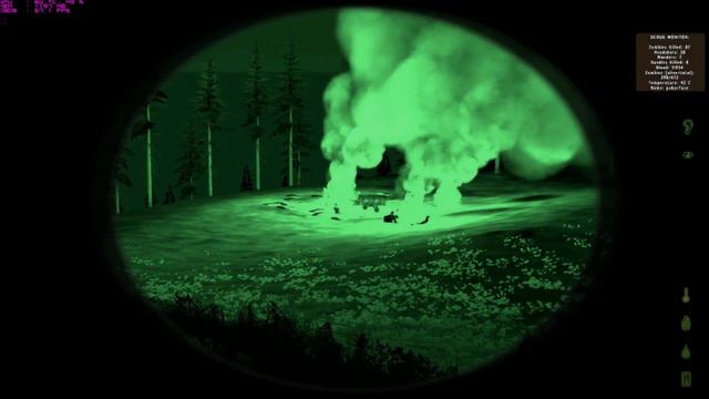 DayZ - explosion of a large camp at night смотреть онлайн