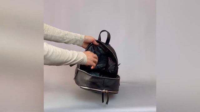 Женский рюкзак из натуральной кожи Francesco Molinary арт.471219 смотреть онлайн