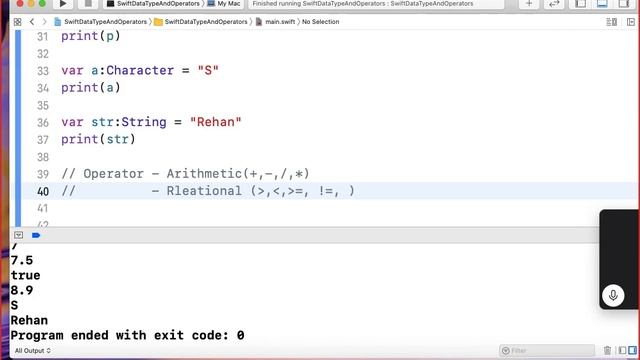 Swift Introduction | DataTypes, Variables, Operators | Swift Programming Tutorials in Hindi смотреть онлайн
