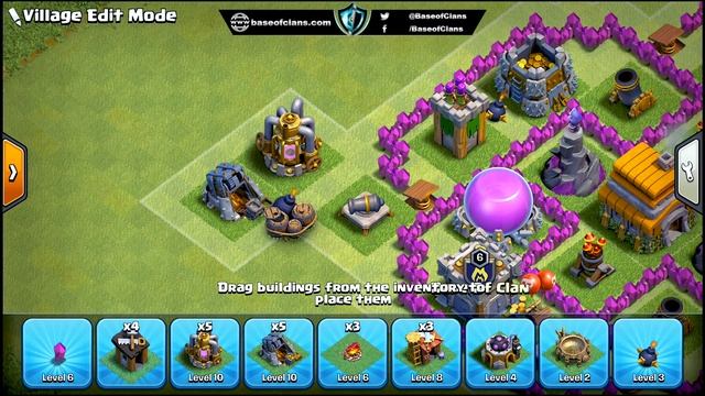 NEW BEST TH6 HYBRID Base 2022 | COC TH6 Base with Copy link - Clash of Clans смотреть онлайн