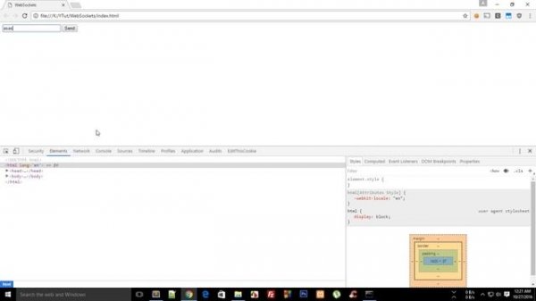 WebSockets Tutorial 7: Simple WebSocket Application