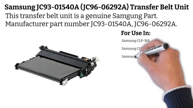 Samsung JC93 01540A JC96 06292A Transfer Belt Unit смотреть онлайн