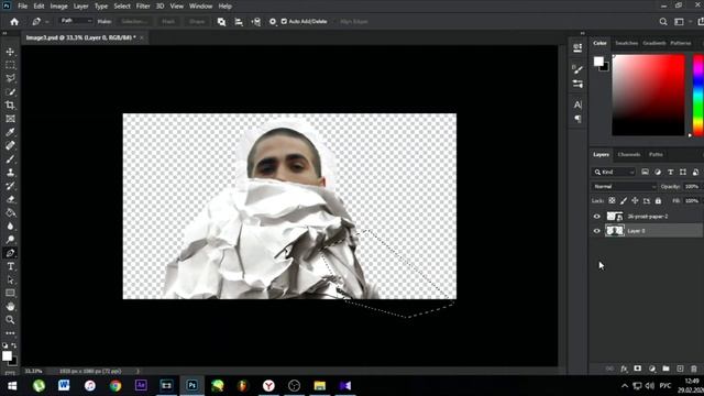 Как сделать бумажный переход ЭФФЕКТ БУМАГИ смотреть онлайн