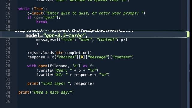 Context-Aware Conversational AI in Python using ChatGPT API смотреть онлайн