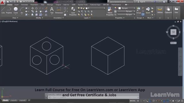 How to Draw an Isometric Circle in AutoCAD | Full Tutorial in Hindi - LearnVern смотреть онлайн