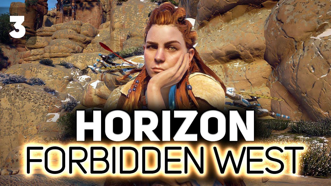 Сильная женщина сражается с роботами Horizon Forbidden West Часть 3 смотреть онлайн